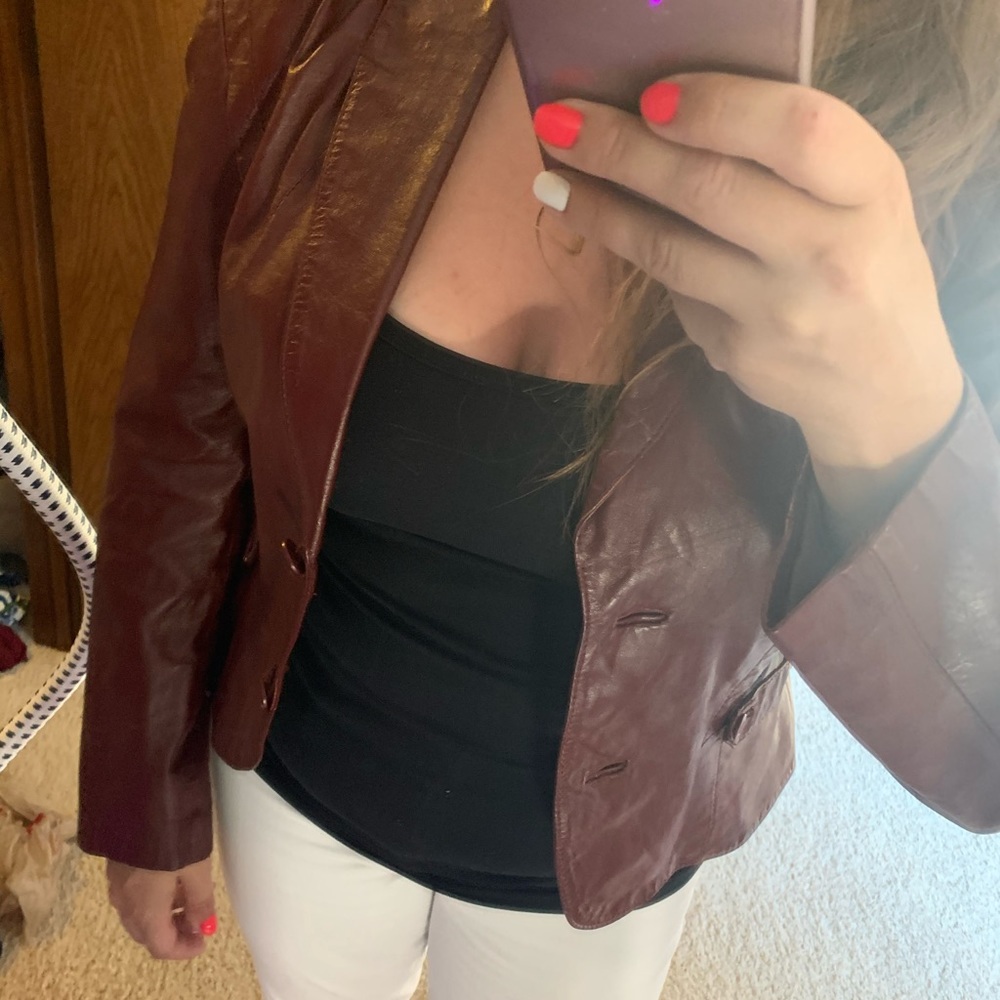 Vintage women’s leather jacket